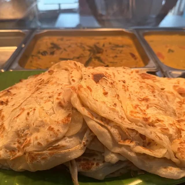 Customer enjoying meal